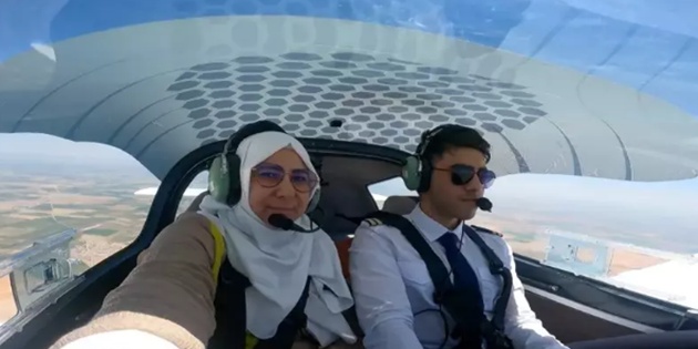Pilot Oldu İlk Annesini Uçurdu, Anne Oğul Gökyüzünde Buluştu